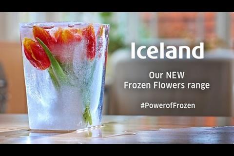 Iceland took the Power of Frozen to a whole new level, with a blooming brilliant Frozen Flowers range.